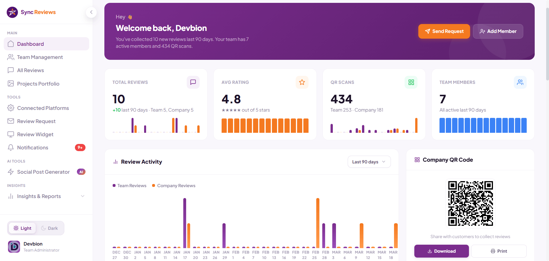 SyncReviews - A Review Gathering System screenshot 1